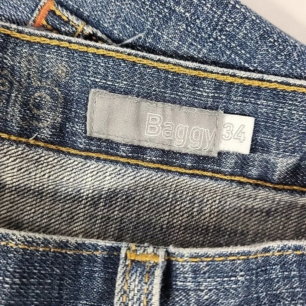 Vintage Levi's SIlvertab Jeans Cut Off Shorts Men's‎ 34 Baggy Distressed Skater